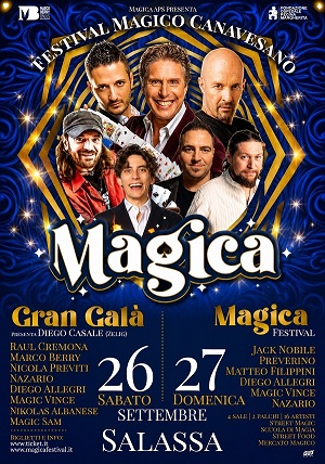 Salassa si prepara a stupire il pubblico: il 26 e 27 settembre arriva il Festival Magico Canavesano