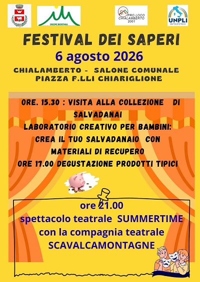Il Festival dei Saperi arriva a Chialamberto: tradizioni, degustazioni e teatro per valorizzare il territorio