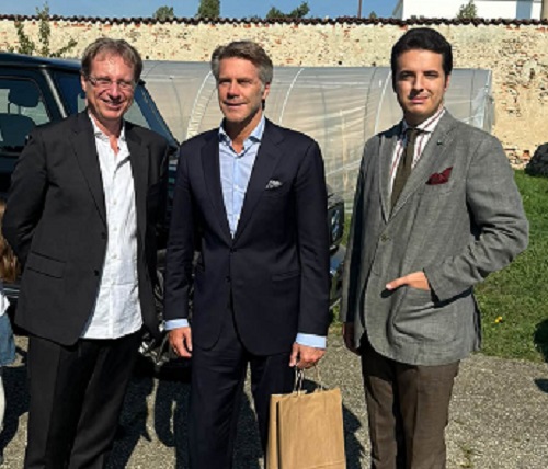RIVAROLO CANAVESE – Il principe Emanuele Filiberto di Savoia in visita all’Istituto Santissima Annunziata