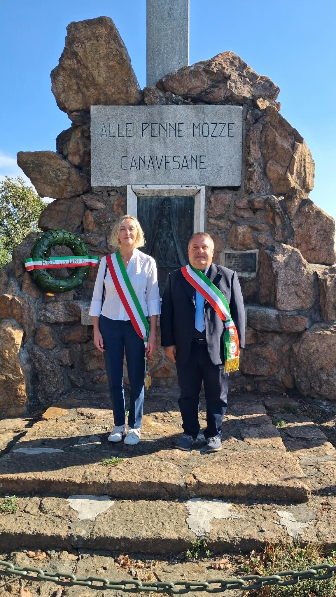 Belmonte-Grande partecipazione al pellegrinaggio degli Alpini in ricordo delle “Penne Mozze” canavesane