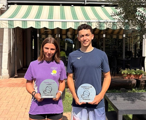 VALPERGA – Tennis Club I Laghi, doppietta nelle finali: trionfano Federico Moro e Alice Fragno Noascone